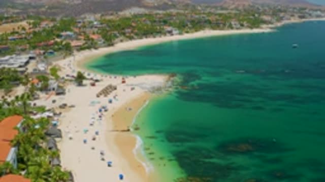 PALMILLA BEACH BCS MEXICO-2020: Tall Buildings Near Soft Sand Sea Shore With
