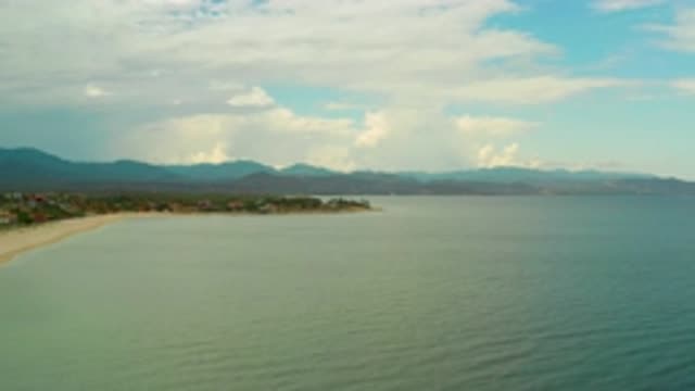 LA RIBERA BCS MEXICO-2020: Aerial View of a Hill and Ocean