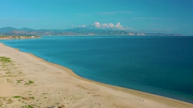 LA RIBERA BCS MEXICO-2020: Coastal Beach with Blue Waves, Sand, and Surf