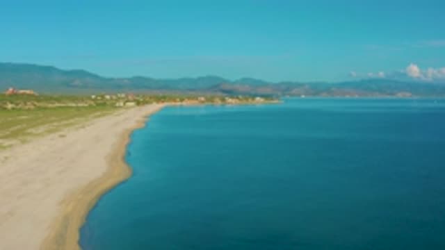 LA RIBERA BCS MEXICO-2020: Long Beach With Soft Sand Blue Clear Sea Water Vast