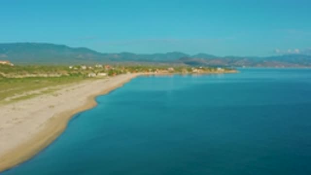 LA RIBERA BCS MEXICO-2020: Drone Footage Of Picturesque Beach With Bright Blue