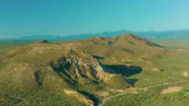 LA RIBERA BCS MEXICO-2020: Green Beautiful High Mountains Blue Sky Landscape
