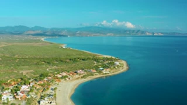 LA RIBERA BCS MEXICO-2020: Bird View Coast Residential Overview Mountain Range
