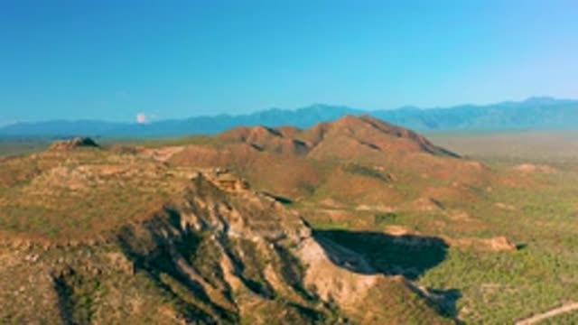 LA RIBERA BCS MEXICO-2020: Sprawling Brown Mountains With Scattered Greenery