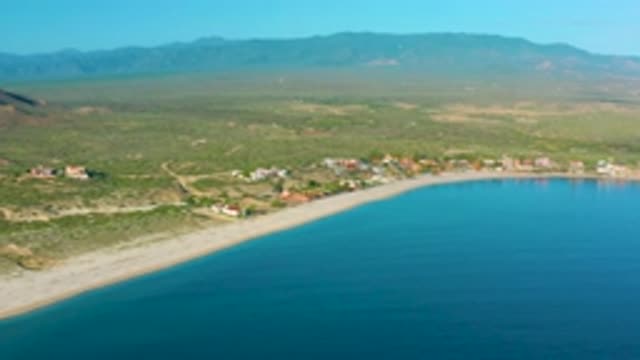 LA RIBERA BCS MEXICO-2020: Seaside View Of Water Of River And Aerials Of Houses