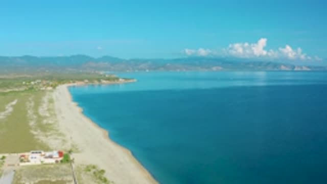 LA RIBERA BCS MEXICO-2020: Postal View Shoreline to the Mountain Edge with White Sand