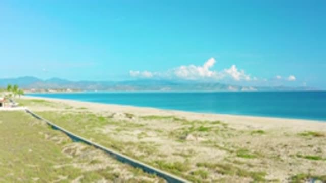 LA RIBERA BCS MEXICO-2020: White Clouds In The Blue Vast Sky Big Crystal Clear