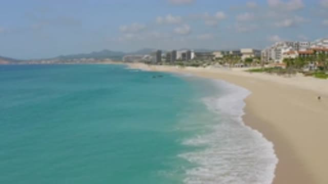 DREAMS BEACH BCS MEXICO-2020: Waves On A Coastal Beach