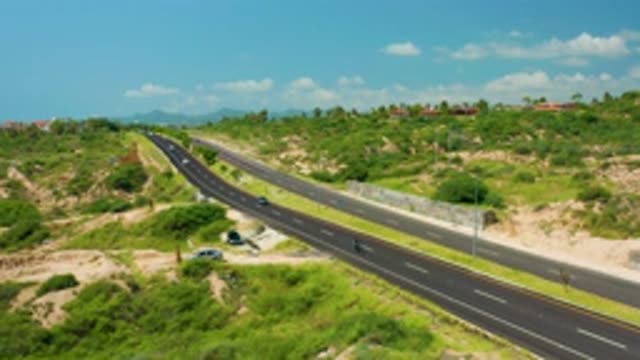 DREAMS BEACH BCS MEXICO-2020: Scenic Open Road Driving On A Western Highway