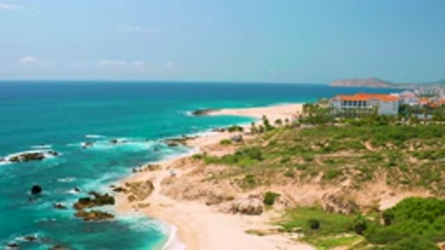 DREAMS BEACH BCS MEXICO-2020: Glimpse Of A Landscape Where The Waves Hit The Shore