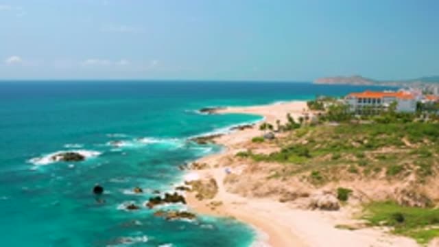 DREAMS BEACH BCS MEXICO-2020: Scenic View Of A Clear Blue Ocean With White Sands