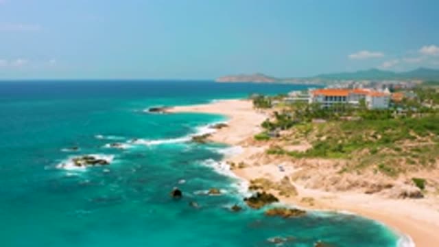 DREAMS BEACH BCS MEXICO-2020: Large Home Overlooking A Clear Empty Beach And Mountains