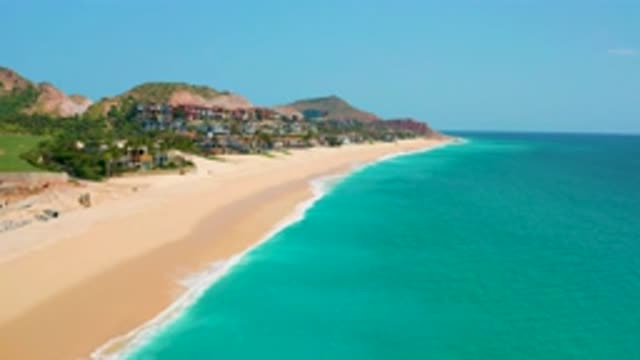 DREAMS BEACH BCS MEXICO-2020: Beautiful Beach With Green Mountain Touching Blue
