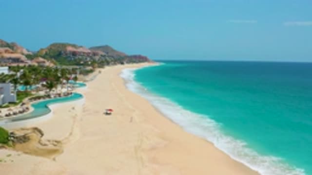 DREAMS BEACH BCS MEXICO-2020: Aerial View Of The Beach With Resorts Residence By
