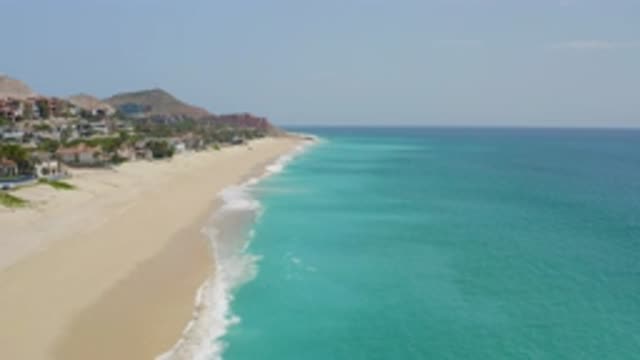 DREAMS BEACH BCS MEXICO-2020: Blue Sparkling Sea Waves