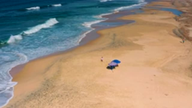 CERRITOS BCS MEXICO-2020: Beach Secluded Private Umbrellas Sand Shore Shallows
