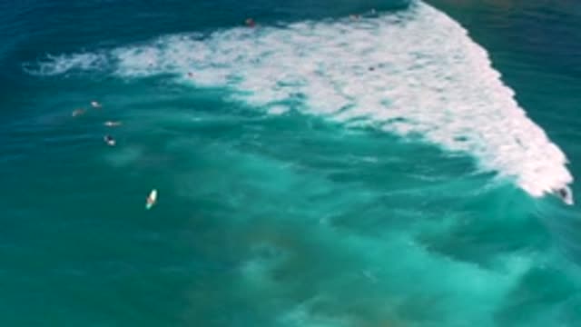 CERRITOS BCS MEXICO-2020: Surfers Catching A Triangle Wave In The Middle Of A