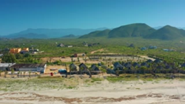 CERRITOS BCS MEXICO-2020: An Aerial View Of A Small Village Area Near Forest