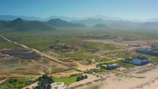 CERRITOS BCS MEXICO-2020: Panning Over Residential Plots Of Land Towards