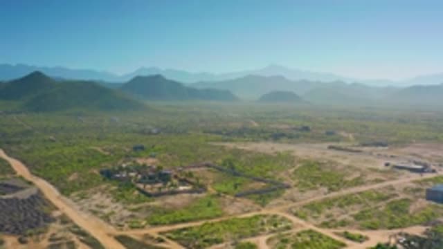 CERRITOS BCS MEXICO-2020: Mountain Hill And Nature View From A Drone