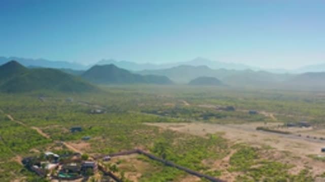 CERRITOS BCS MEXICO-2020: Landscape View Of Several Mountains In The Horizon And