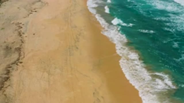 CERRITOS BCS MEXICO-2020: Top View Of A Beach With Clean Clear And Beautiful