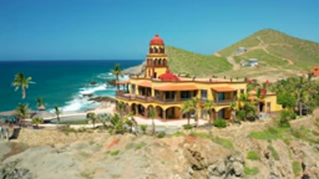 CERRITOS BCS MEXICO-2020: The House On The Top Of The Island Wrap By The
