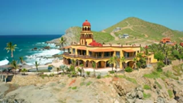 CERRITOS BCS MEXICO-2020: A Giant Castle-Like Monument On The Edge Of The Hill