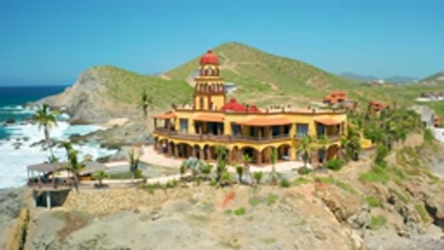 CERRITOS BCS MEXICO-2020: Beautiful Two-Floor Building With Tower on Palm Sandy