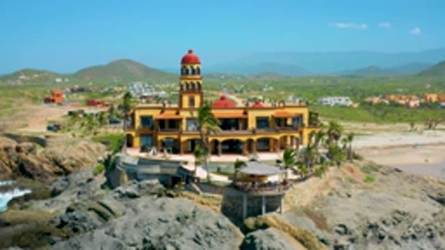 CERRITOS BCS MEXICO-2020: Amazing House Resort On Top Of The Hills With Rock