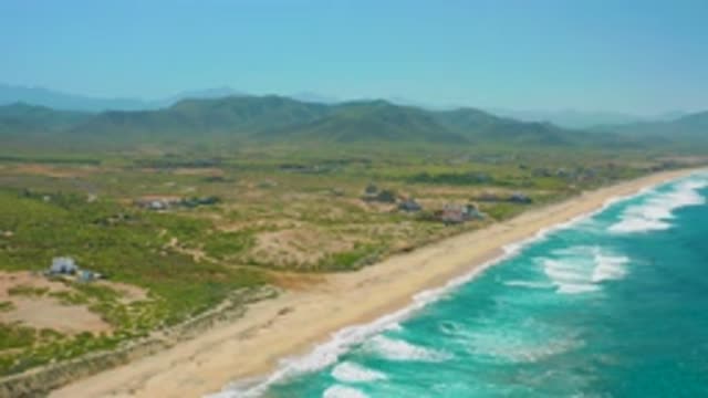 CERRITOS BCS MEXICO-2020: Mountainside With Beach Below