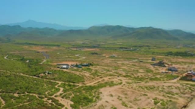 CERRITOS BCS MEXICO-2020: Aerial View of Southwestern Landscape