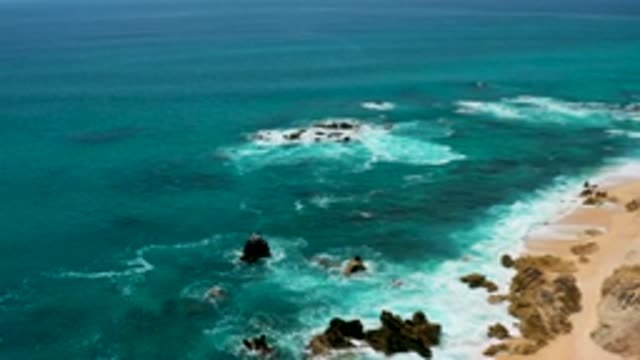 SECRETS MARQUIS LOS CABOS MEXICO-2020: Overhead View Of Ocean Crashing On The Rocks