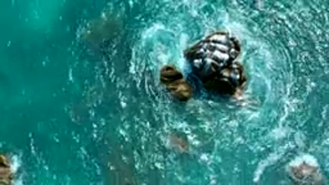 SECRETS MARQUIS LOS CABOS MEXICO-2020: Rock Formations Getting Lashed By Waves