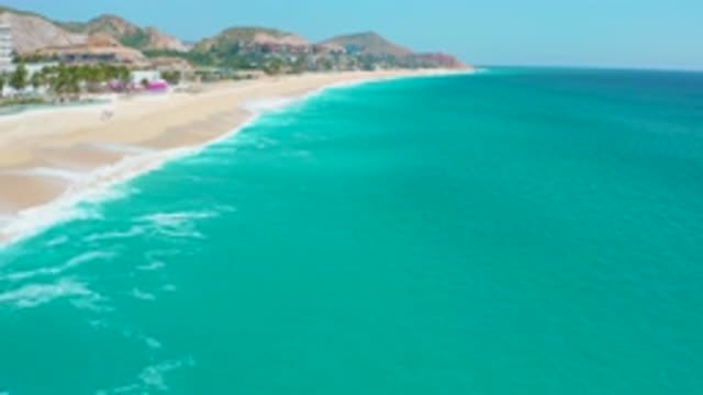 SECRETS MARQUIS LOS CABOS MEXICO-2020: Aerial Footage Of A Camera Panning Across