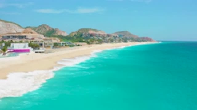 SECRETS MARQUIS LOS CABOS MEXICO-2020: Serene Empty Beach With Clear Blue Water
