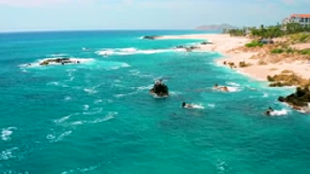 SECRETS MARQUIS LOS CABOS MEXICO-2020: Tropical Water Hitting Sand On A Beach