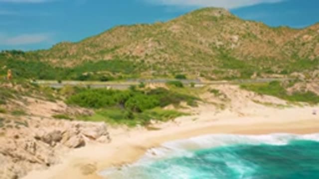 SECRETS MARQUIS LOS CABOS MEXICO-2020: Big Mountain And Blue Sea In Between Road