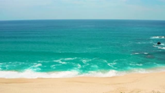 SECRETS MARQUIS LOS CABOS MEXICO-2020: Sand Blue Clear Sea Water With White Waves