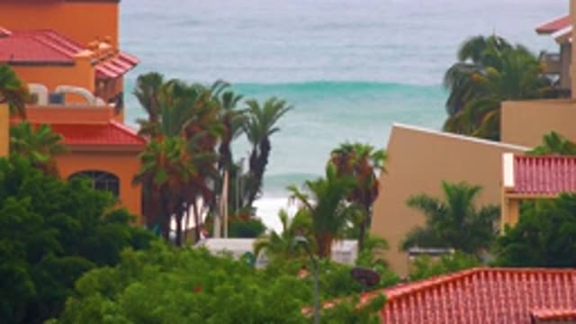 SAN JOSE DEL CABO BCS MEXICO-2020: Stationary Footage From Beach Community As