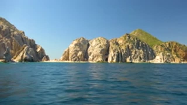 CABO SAN LUCAS MEXICO-2020: Peron Fishing In A Boat Off The Coast Of Large