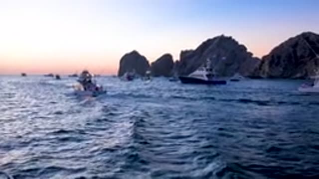 CABO SAN LUCAS MEXICO-2020: Beautiful Boats On A Beautiful Late Afternoon