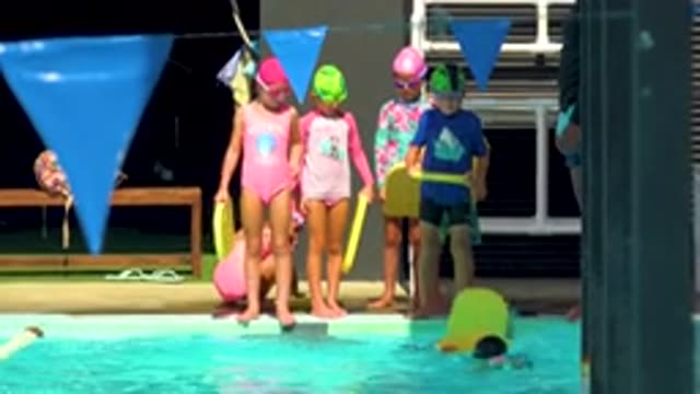 CABO SAN LUCAS MEXICO-2020: Cute Adorable Kids Playing in the Pool