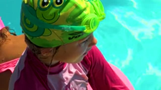 CABO SAN LUCAS MEXICO-2020: Kids Enjoying Swimming Pool With People