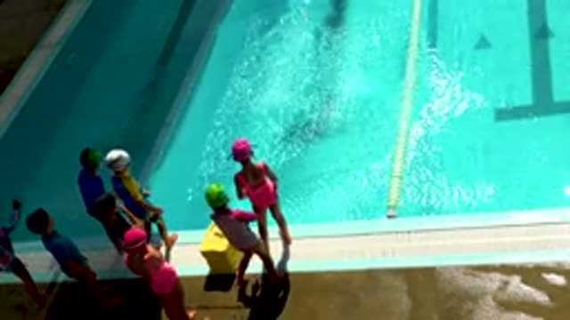 CABO SAN LUCAS MEXICO-October 24,2020: Kids In Swim Class