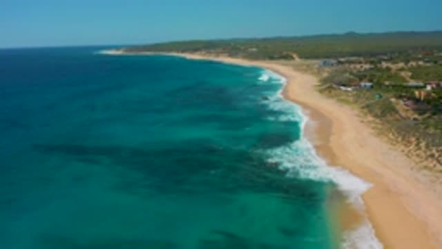 EL CARDONCITO BCS MEXICO-2020: Blue Pure Beach With Soft White Sand and Mild Waves
