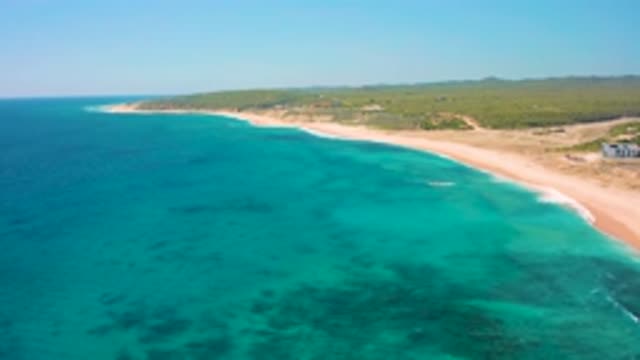 EL CARDONCITO BCS MEXICO-2020: Wonderful View Above A Turquoise And Transparent