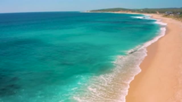 EL CARDONCITO BCS MEXICO-2020: Drone Footage Of A Beautiful Beach With Golden Sands