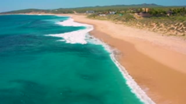 EL CARDONCITO BCS MEXICO-2020: Waves Touches The Feet Of Land Lovely View On