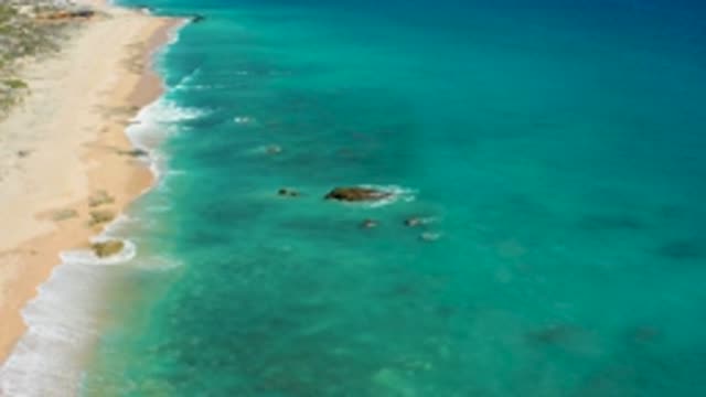 EL CARDONCITO BCS MEXICO-2020: Exotic Ocean Shoreline With Waves Crashing On